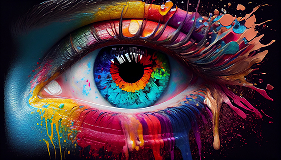 multi-colored-creativity-close-up-human-eye-generated-by-ai